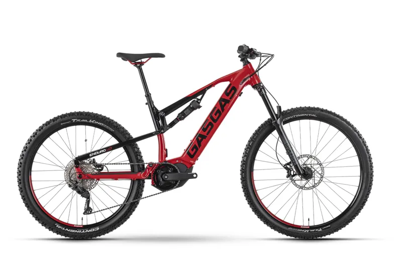 2023 GasGas G Enduro 1.0 Electric Bike in Red and Black 