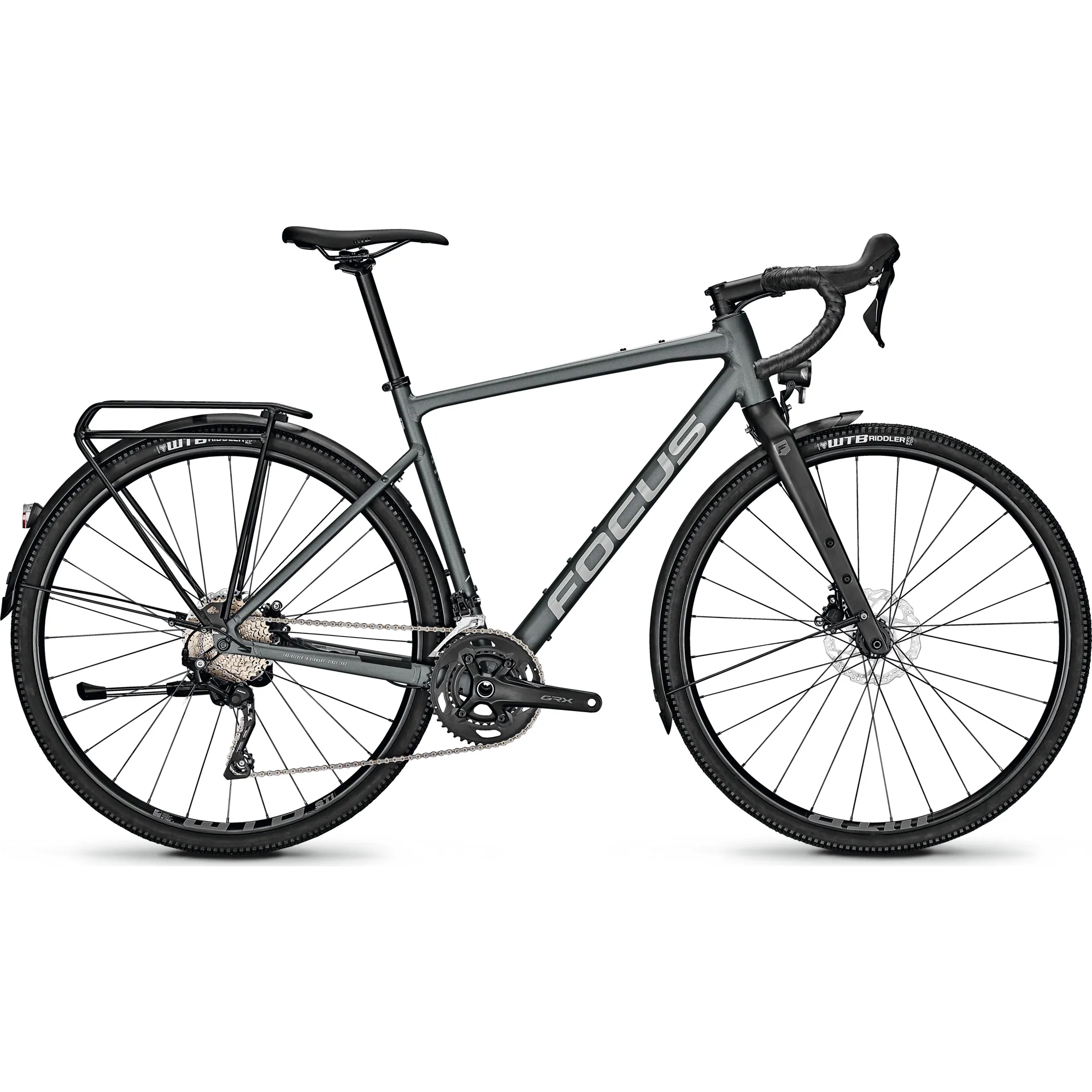 2023 Focus Atlas 6.7 EQP Gravel Bike in Slate Grey