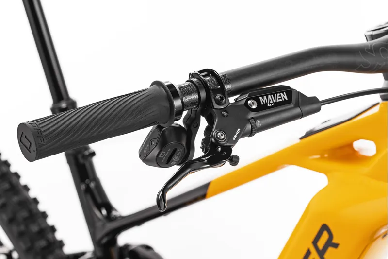 2026 Mondraker Level XR Electric Mountain Bike in Yellow/Superblack-6