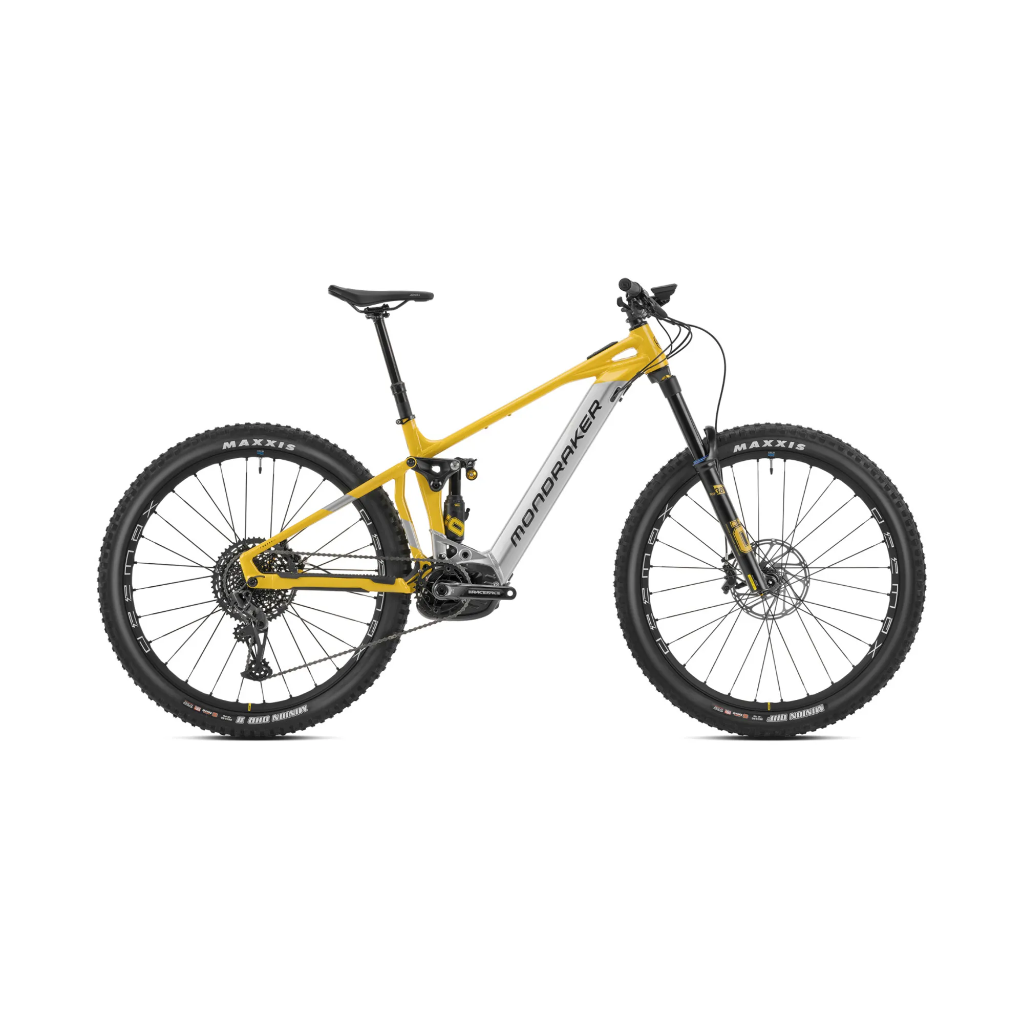 2023 Mondraker Crafty XR Eletric Bike in Yellow and Silver
