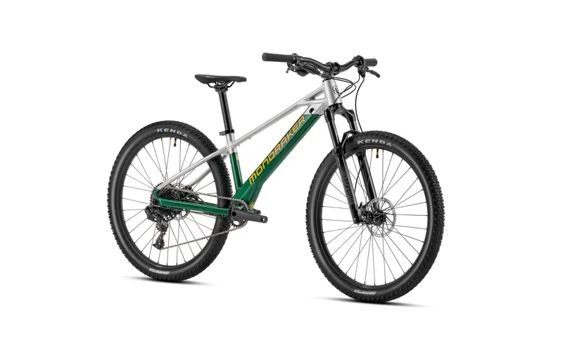 2023 Mondraker Play 26 Kids Electric Mountain Bike - Green/Silver-1