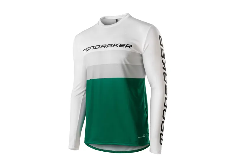 Mondraker Forest Long Sleeve Jersey - Green/White