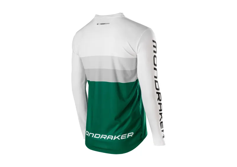 Mondraker Forest Long Sleeve Jersey - Green/White-1