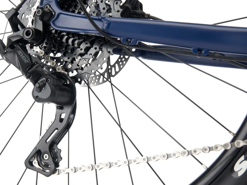 Kona Fire Mountain Hardtail Mountain Bike in Matte Midnight Blue-5