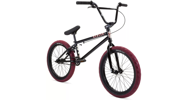 2021 Stolen Casino BMX in Black/Blood Red-1