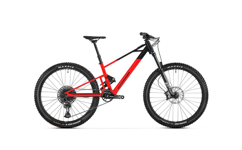 2026 Mondraker F-Play 26 Electric Kids Mountain Bike in Chilli Red