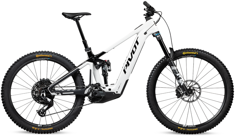 2026 Pivot Shuttle LT Ride Electric Mountain Bike Stone Cold White