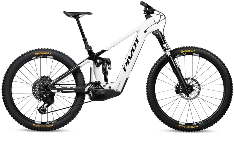 2026 Pivot Shuttle LT Pro Electric Mountain Bike in Stone Cold White