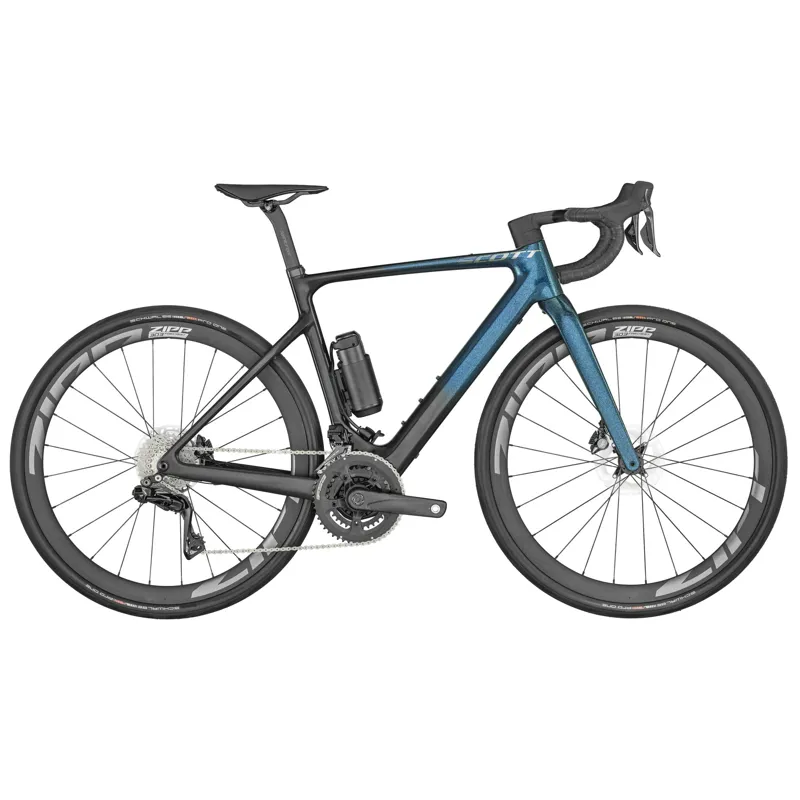 2024 Scott Solace eRIDE 10 Carbon Electric Road Bike in Blue