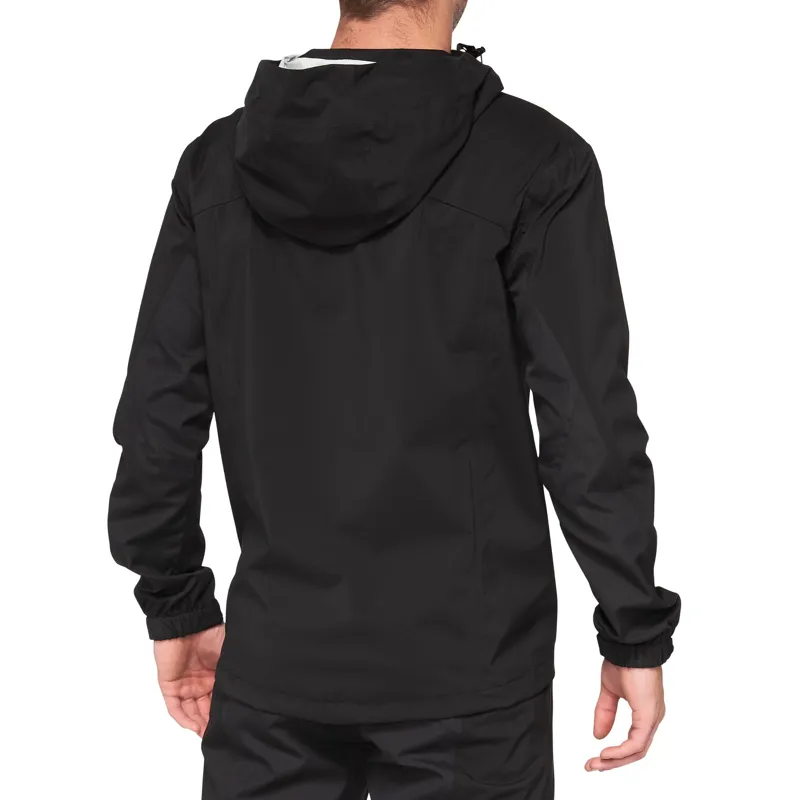 100% Hydromatic Waterproof Cycling Jacket in Black-1