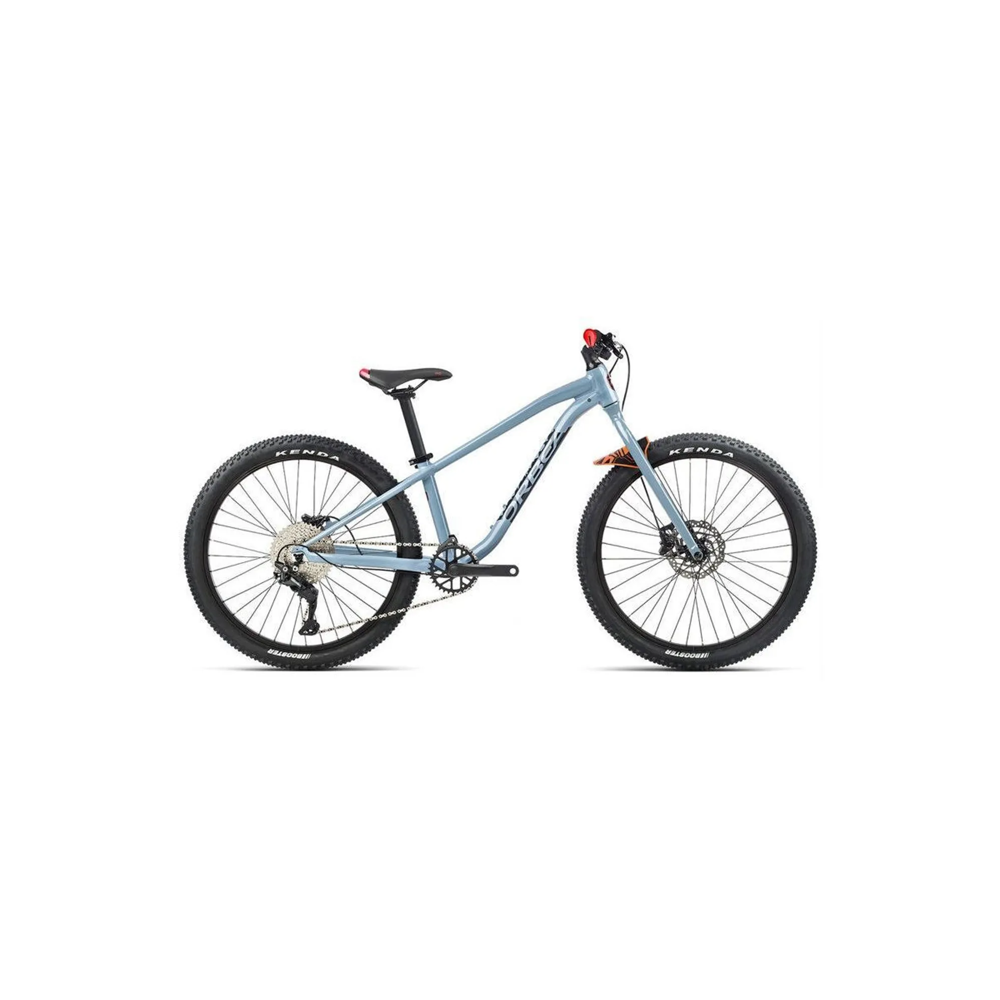 2023 Orbea Laufey 24 H30 Kids Mountain Bike in Blue and Red