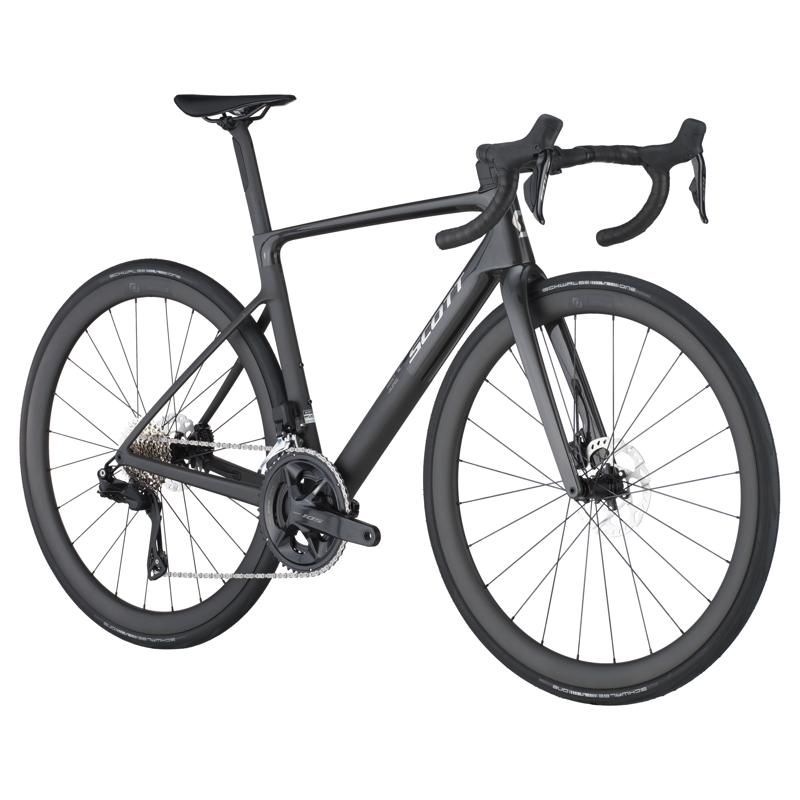 2026 Scott Addict RC 30 Carbon Road Bike in Carbon Black-1