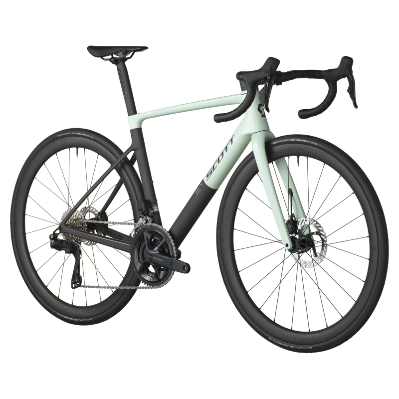 2026 Scott Addict RC 30 Carbon Road Bike in Frozen Green/Carbon Black-1