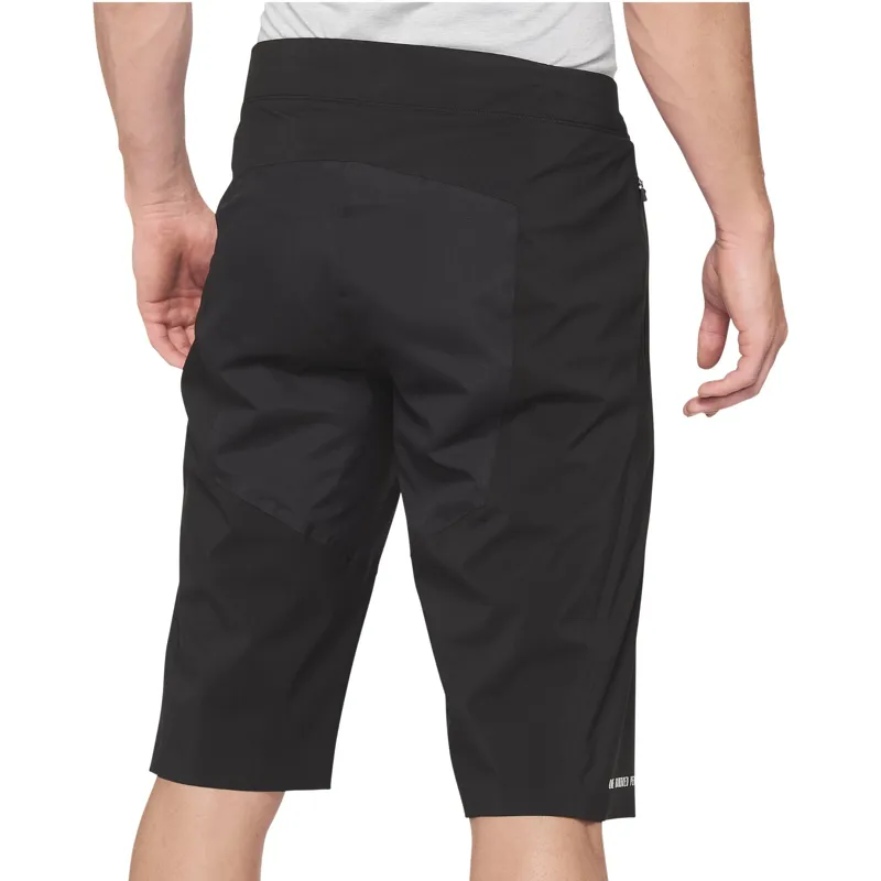 100% Hydromatic Waterproof MTB Shorts in Black-1
