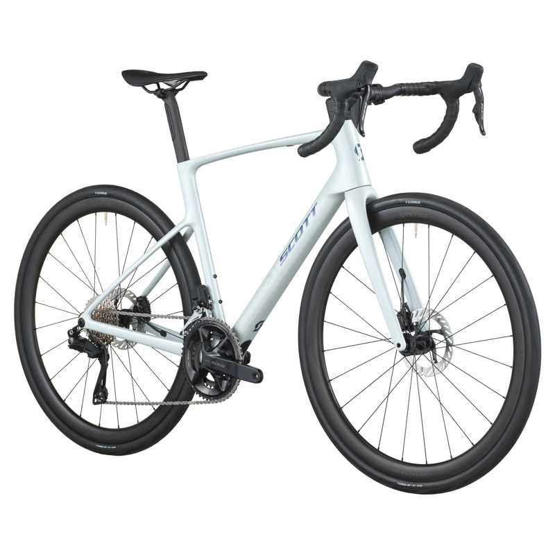 2026 Scott Addict 30 Carbon Road Bike in Cumulus White-1