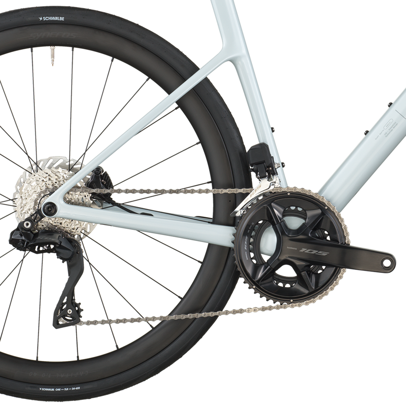 2026 Scott Addict 30 Carbon Road Bike in Cumulus White-3