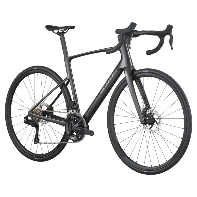 2026 Scott Addict 40 Carbon Road Bike in Carbon Black-1