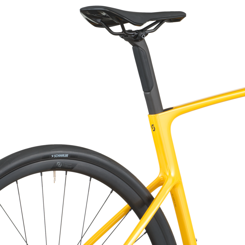 2026 Scott Addict 40 Carbon Road Bike in Vivid Yellow-7