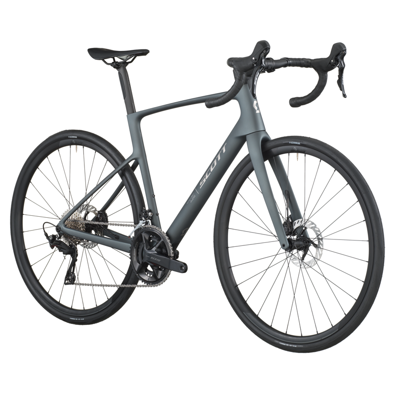 2026 Scott Addict 50 Carbon Road Bike in Carbon Grey-1