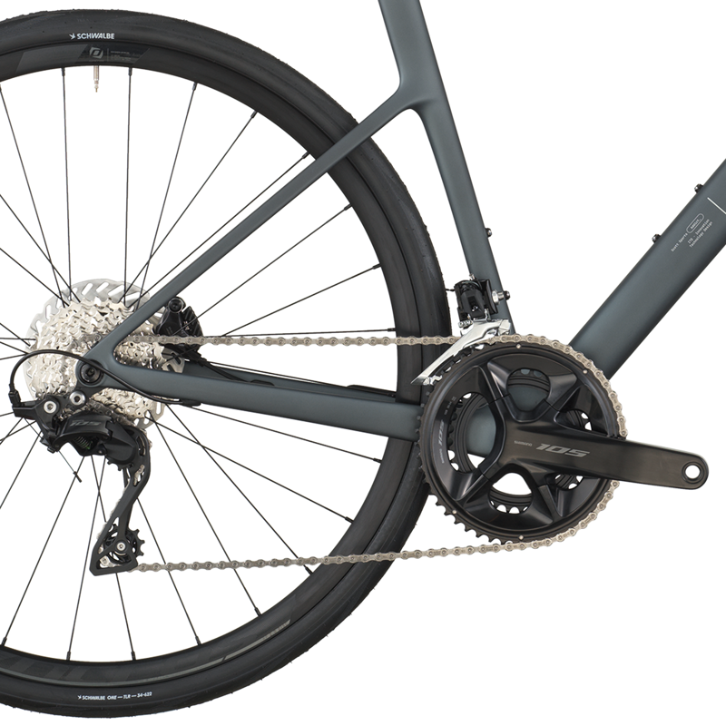 2026 Scott Addict 50 Carbon Road Bike in Carbon Grey-3