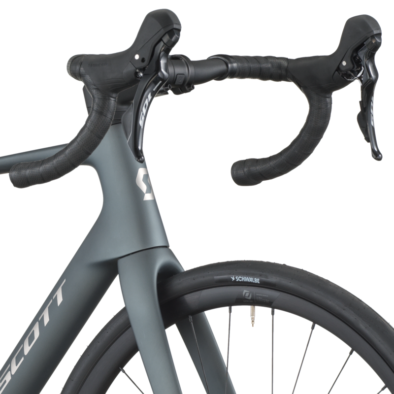 2026 Scott Addict 50 Carbon Road Bike in Carbon Grey-4