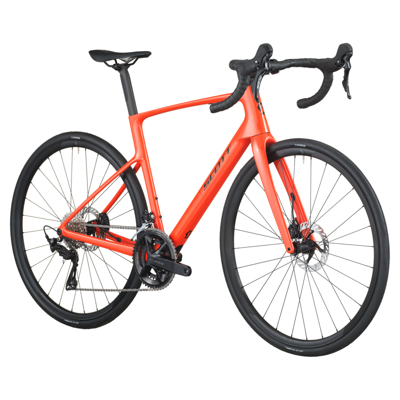 2026 Scott Addict 50 Carbon Road Bike in Flame Orange-1