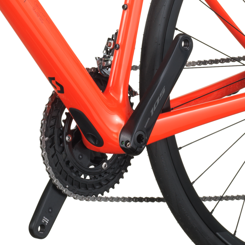 2026 Scott Addict 50 Carbon Road Bike in Flame Orange-5