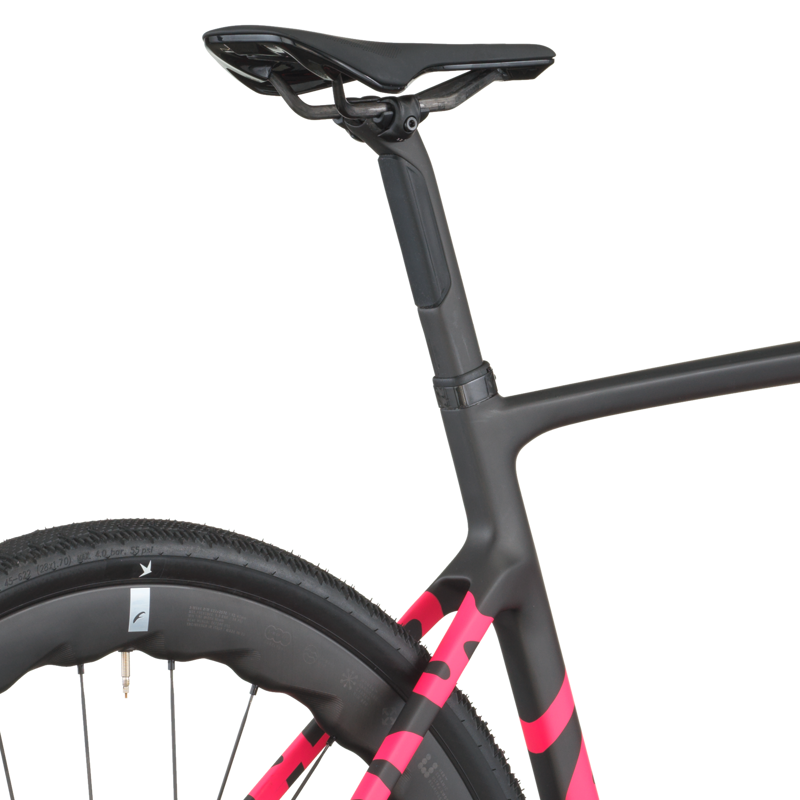 2026 Scott Addict Gravel RC Bike in Carbon Black/Pink-5