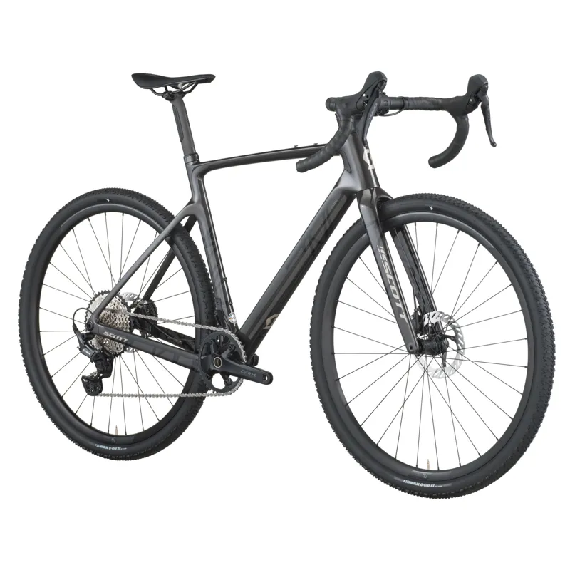 2026 Scott Addict 30 Gravel Bike in Carbon Black-1