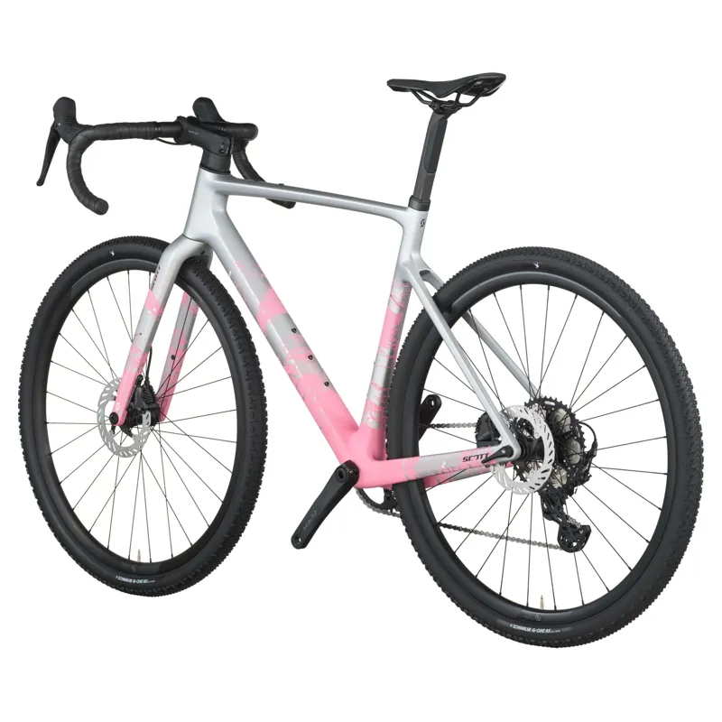 2026 Scott Addict 30 Gravel Bike in Carbon Grey/Pink-2