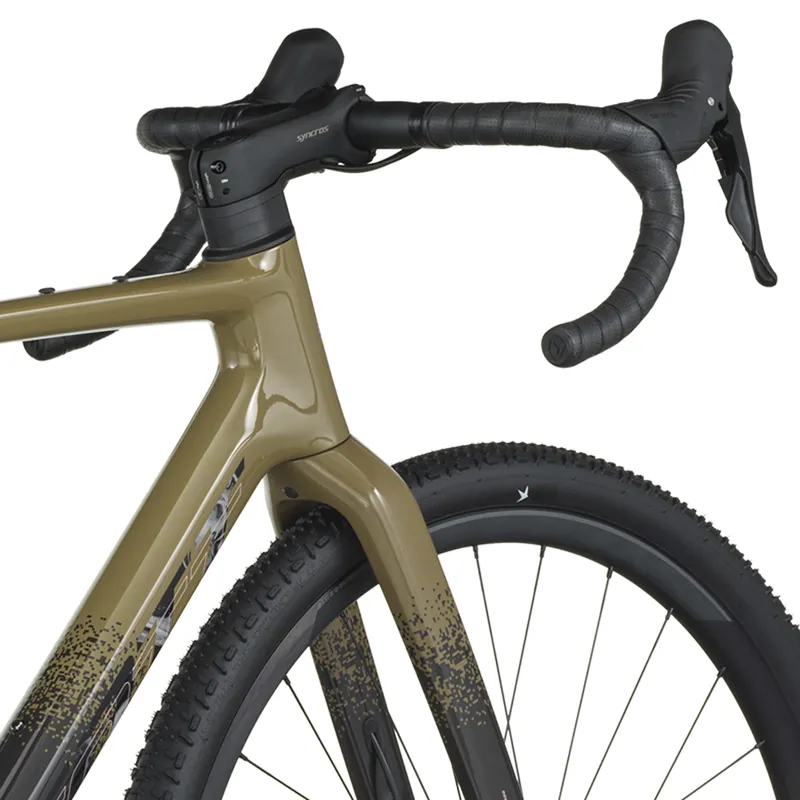 2026 Scott Addict Gravel 40 Gravel Bike in Kaki Green/Carbon Black-4
