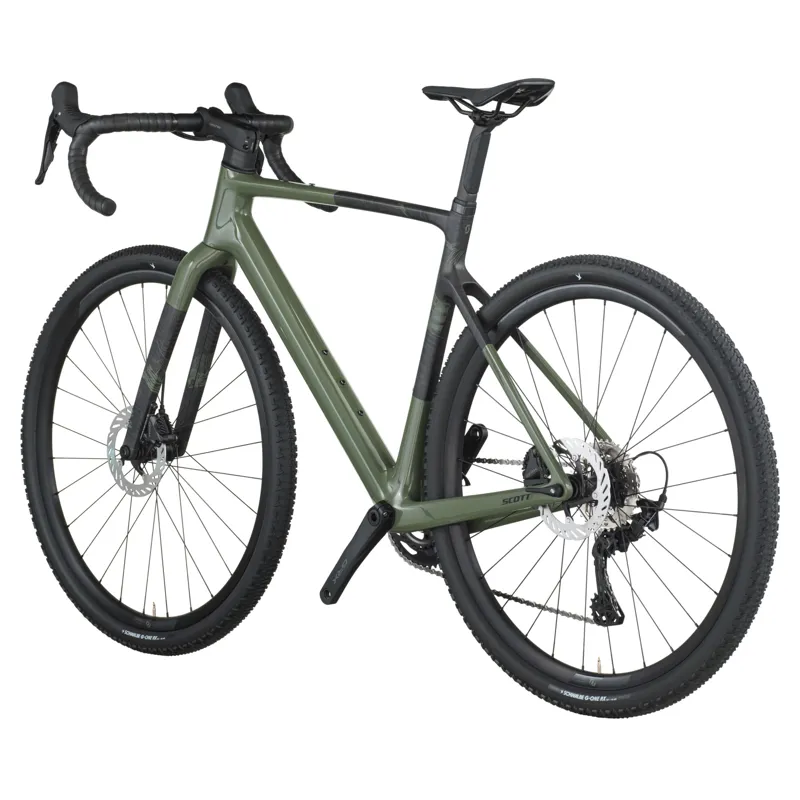 2026 Scott Addict Gravel 40 Gravel Bike in Wenge Green-2