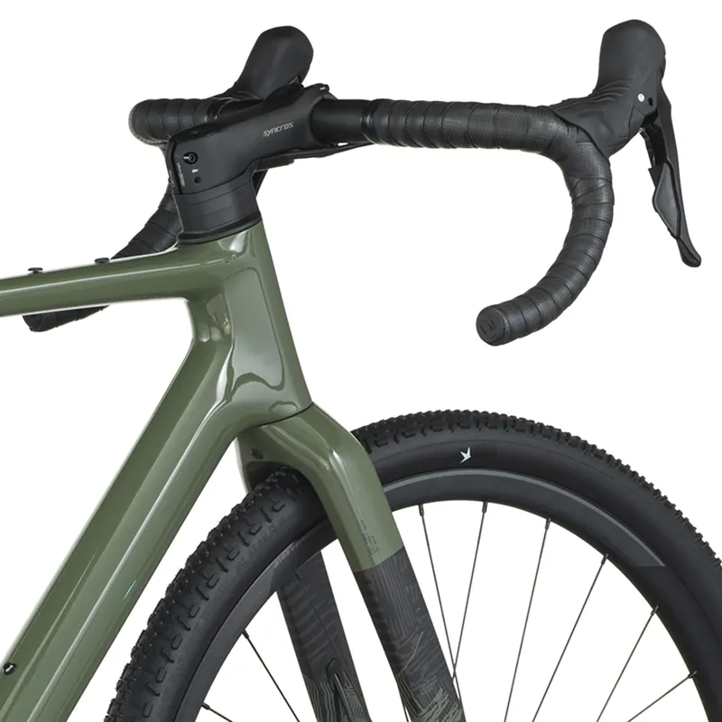 2026 Scott Addict Gravel 40 Gravel Bike in Wenge Green-4
