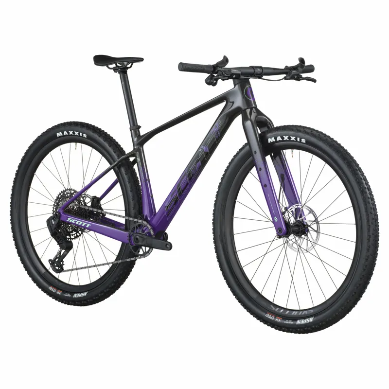 2026 Scott Scale 10 Gravel Bike in Carbon Black/Indigo Purple-1