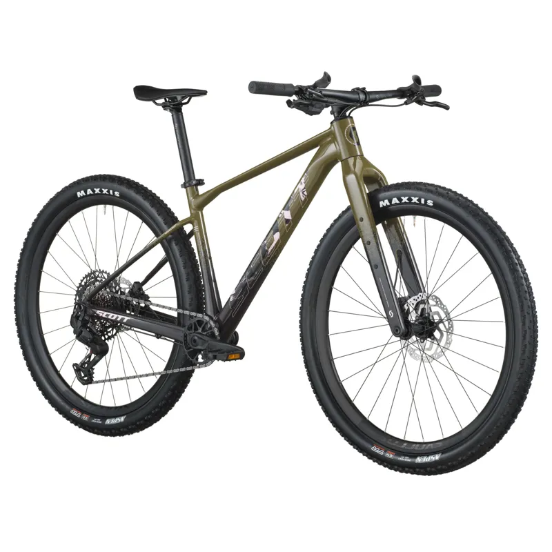 2026 Scott Scale 20 Gravel Bike in Kaki Green/Carbon Black-1