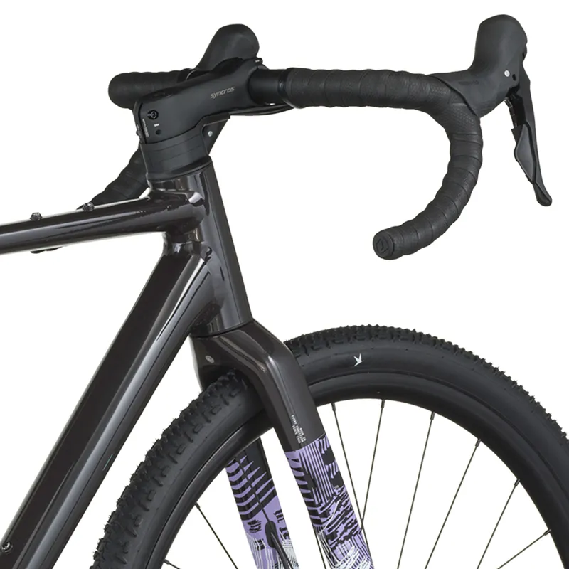 2026 Scott Speedster 10 Gravel Bike in Carbon Black/Tulip Purple-4