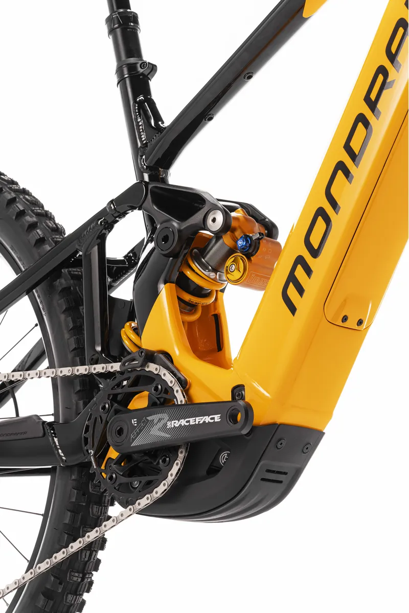 2026 Mondraker Level XR Electric Mountain Bike in Yellow/Superblack-7