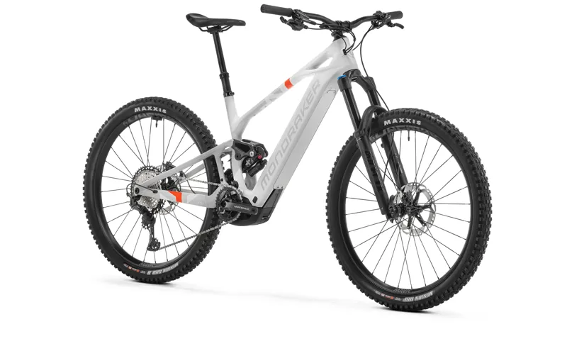 2025 Mondraker Crafty Carbon R Electric Mountain Bike - Bunker Grey/Red-1