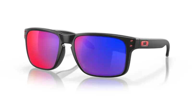 Oakley Holbrook Sunglasses Black Positive Red Iridium Lens