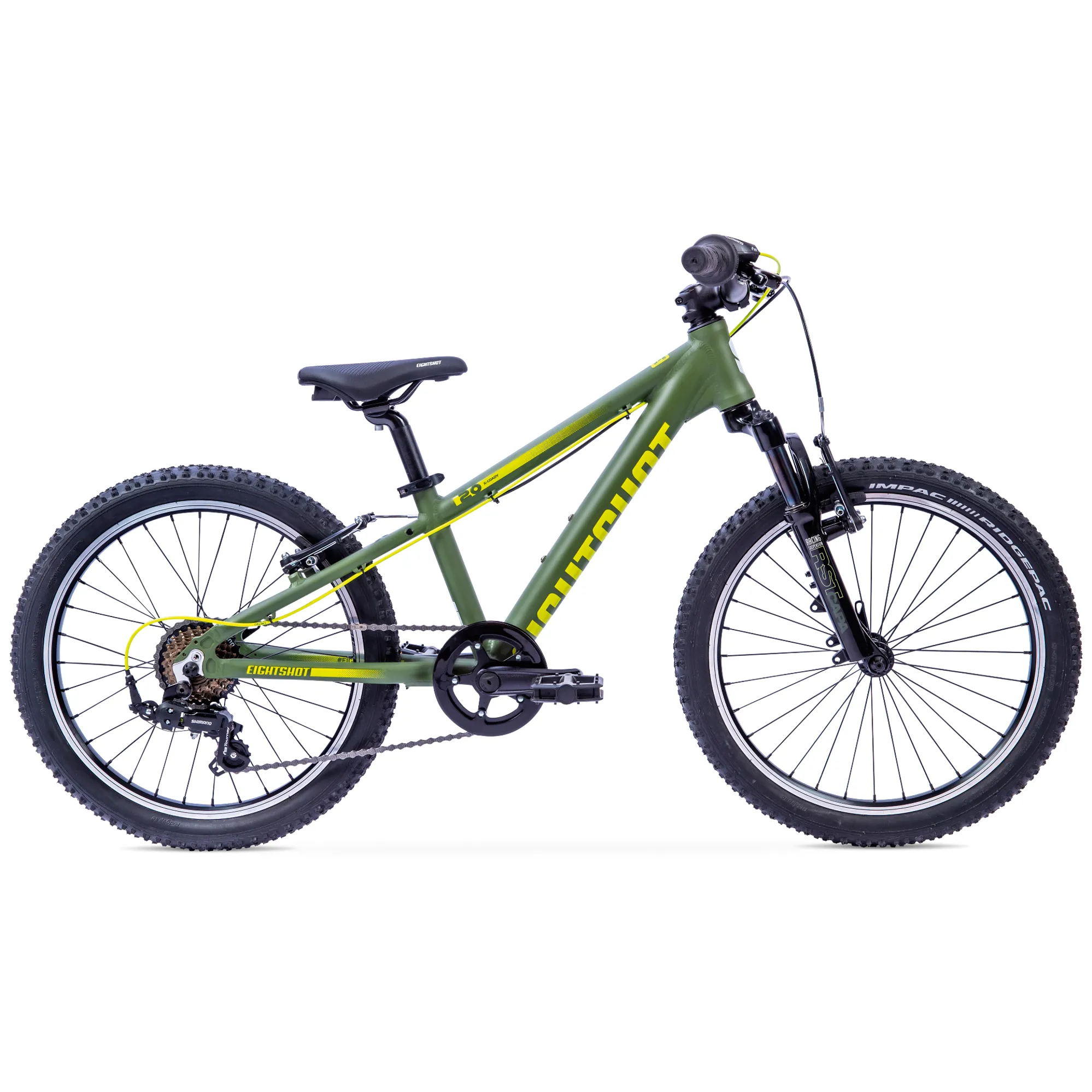 Eightshot X Coady 20 FS Kids Mountain Bike in Green