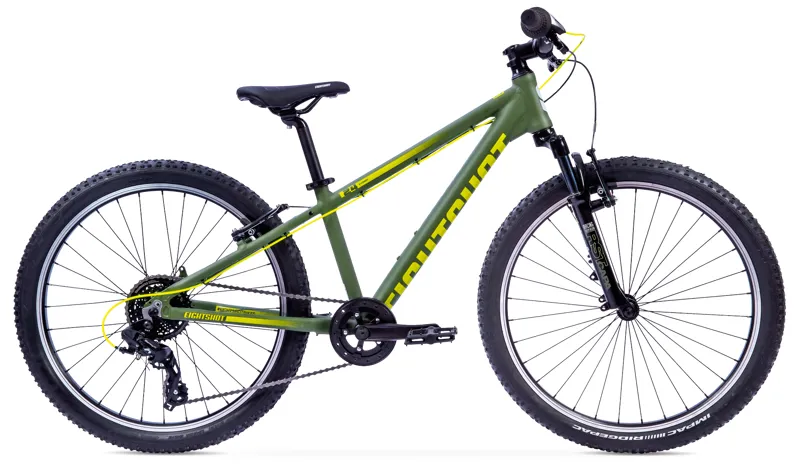 Eightshot X-Coady 24 FS Kids Mountain Bike in Green