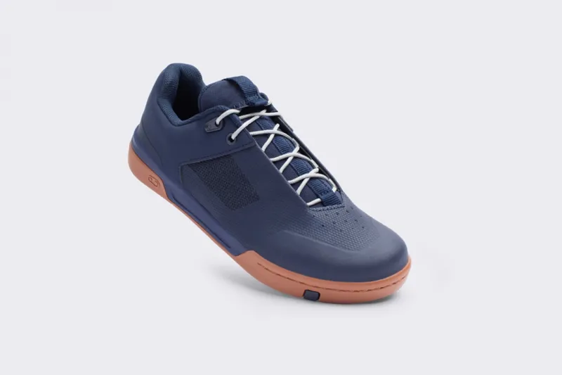 Crankbrothers Stamp Lace Flat Pedal MTB Shoe Navy/Silver/Gum