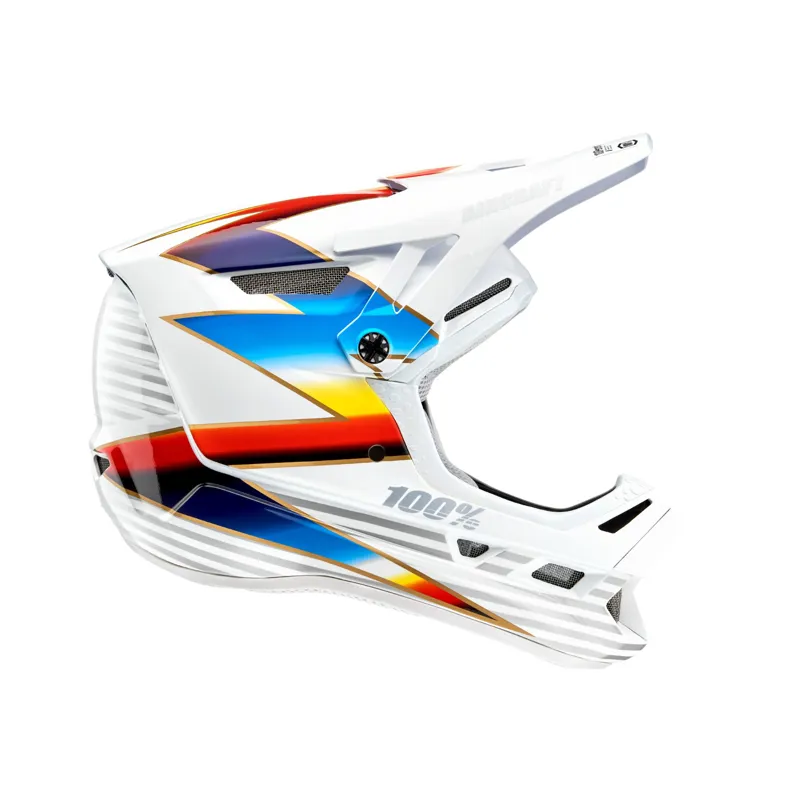 100% Aircraft Composite Full Face Helmet Knox/ White