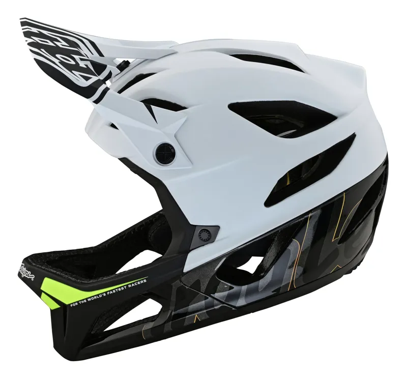 2023 Troy Lee Designs Stage MIPS Helmet in Signature White