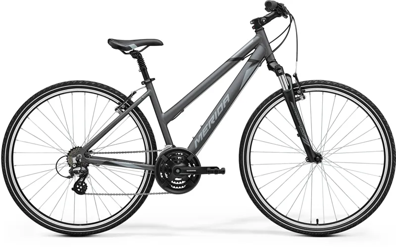 2023 Merida Women s Crossway 10 V Hybrid Bike in Grey