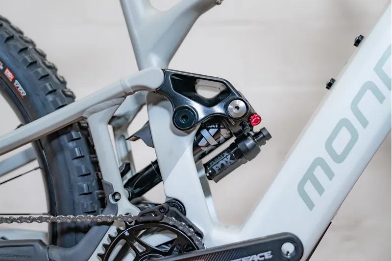 2025 Mondraker Crafty Carbon R Electric Mountain Bike - Bunker Grey/Red-4