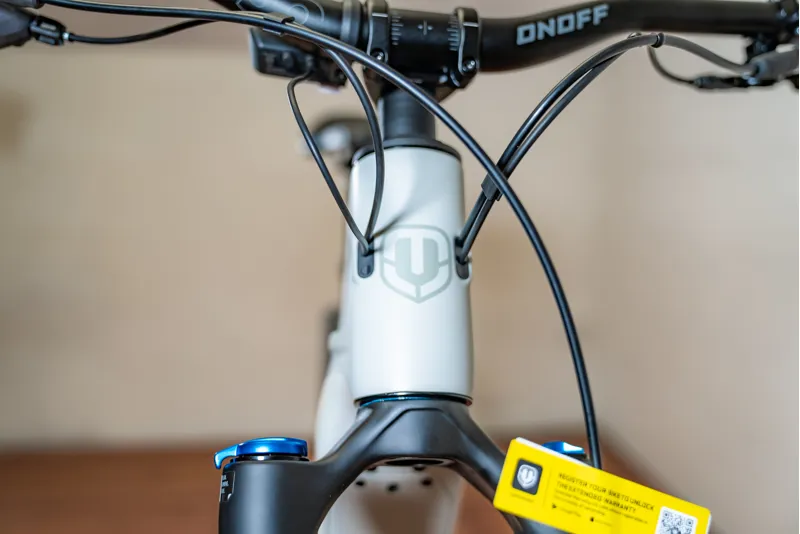 2025 Mondraker Crafty Carbon R Electric Mountain Bike - Bunker Grey/Red-5