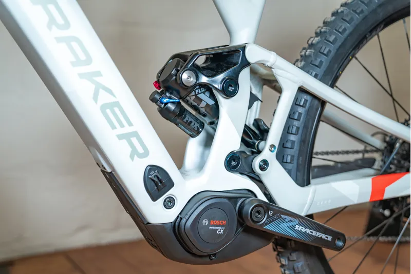 2025 Mondraker Crafty Carbon R Electric Mountain Bike - Bunker Grey/Red-10