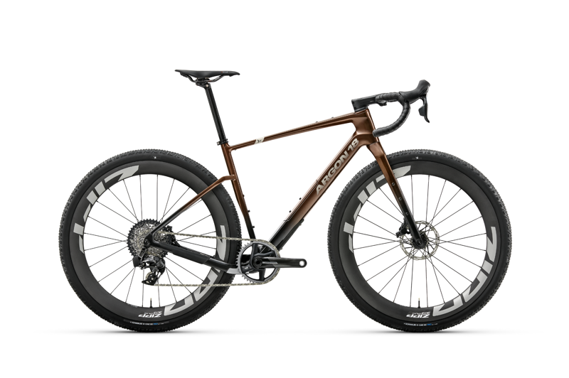 2025 Argon 18 Dark Matter Force XPLR AXS Gravel Bike in Root Reer