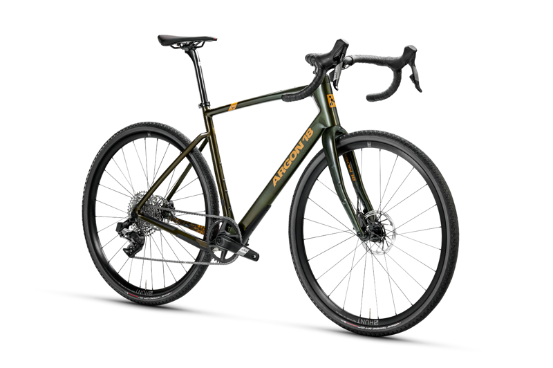 2024 Argon18 Dark Matter Gravel Bike SRAM Apex AXS XPLR in Wild Olive-1
